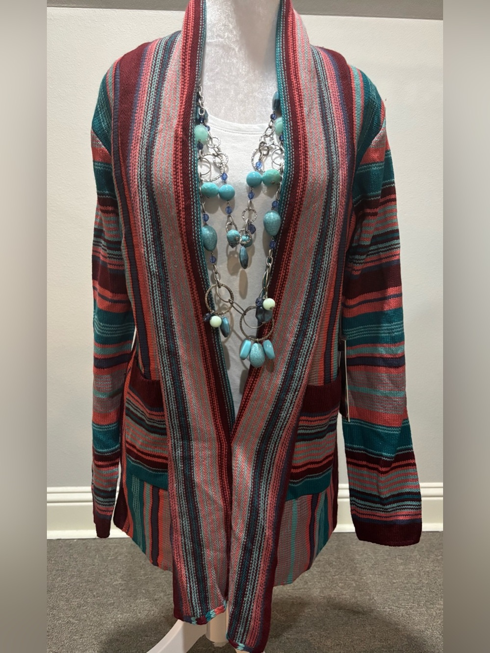 Southwest theme cardigan by Rock and Roll Cowgirl New NWT Med